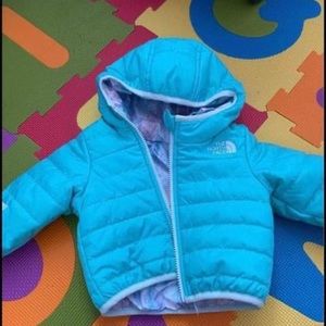Baby girl north face puffer jacket 3-6 month